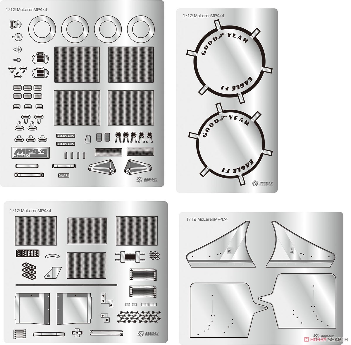 マクラーレン MP4/4 1988 ワールドチャンピオン用ディテールアップ