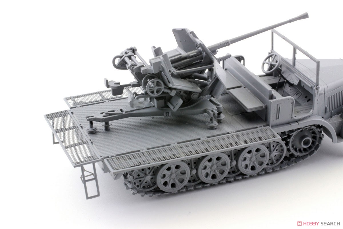 ドイツSd.Kfz.7/2 8トンハーフ トラックw/3.7cm対空機関砲36型 (初期型