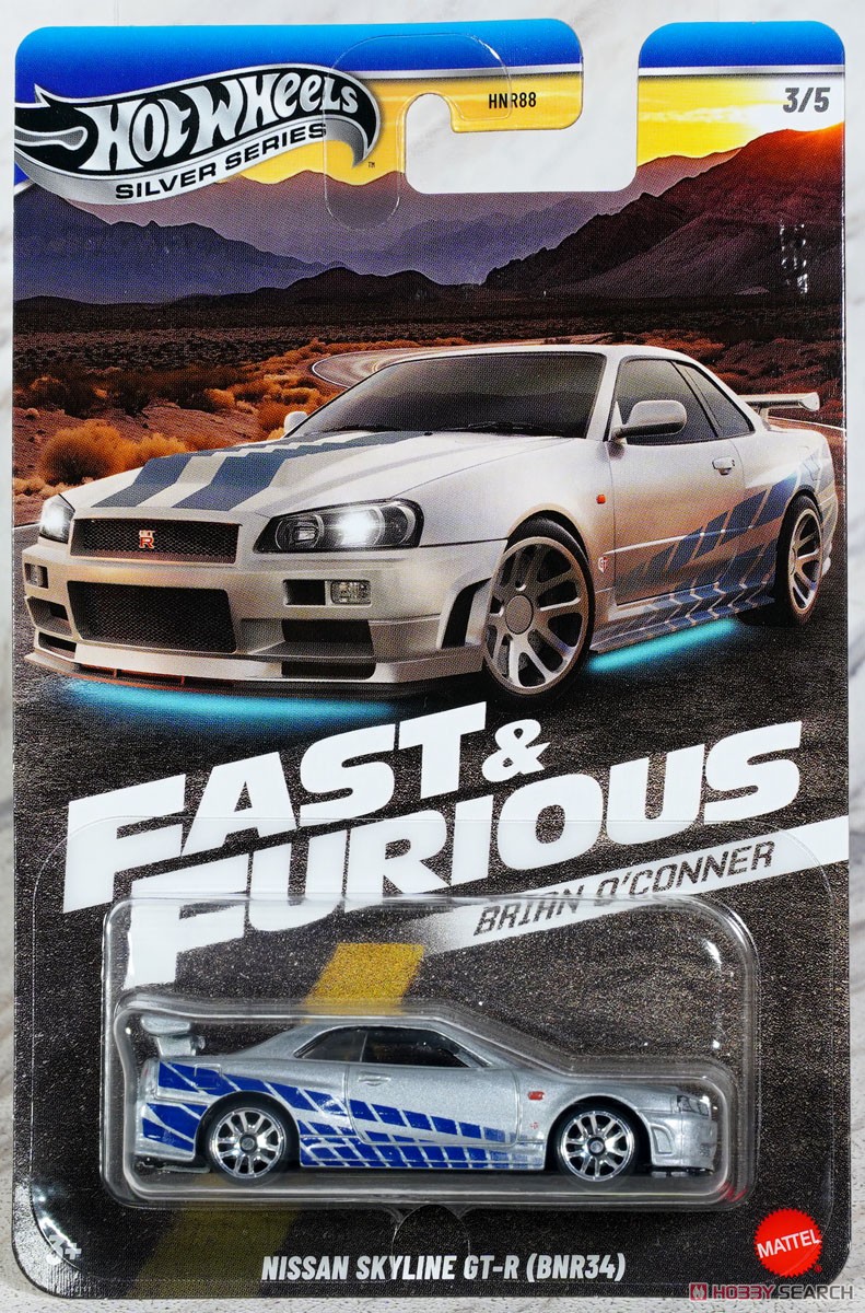 Hot Wheels The Fast and the Furious Theme Assort - Brian O`Conner