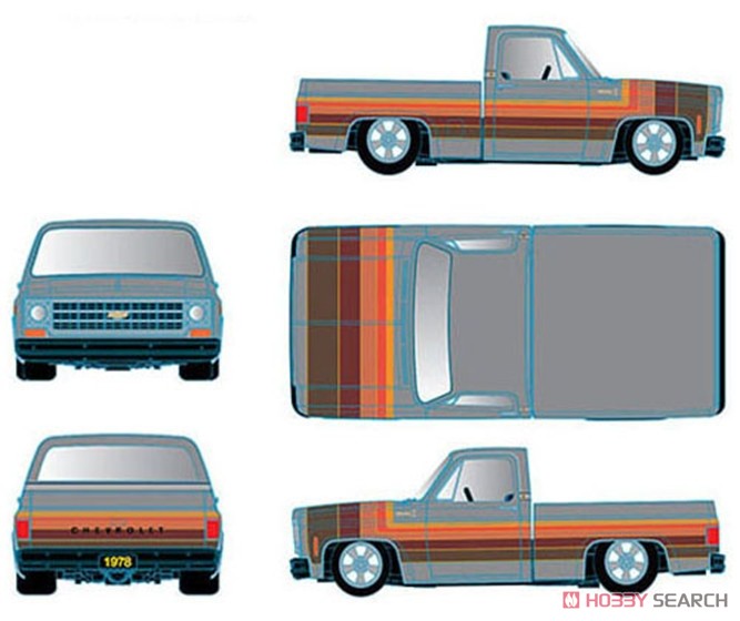 ☆特価品 1978 シボレー C10 シルバラード カスタム グレー/オレンジ