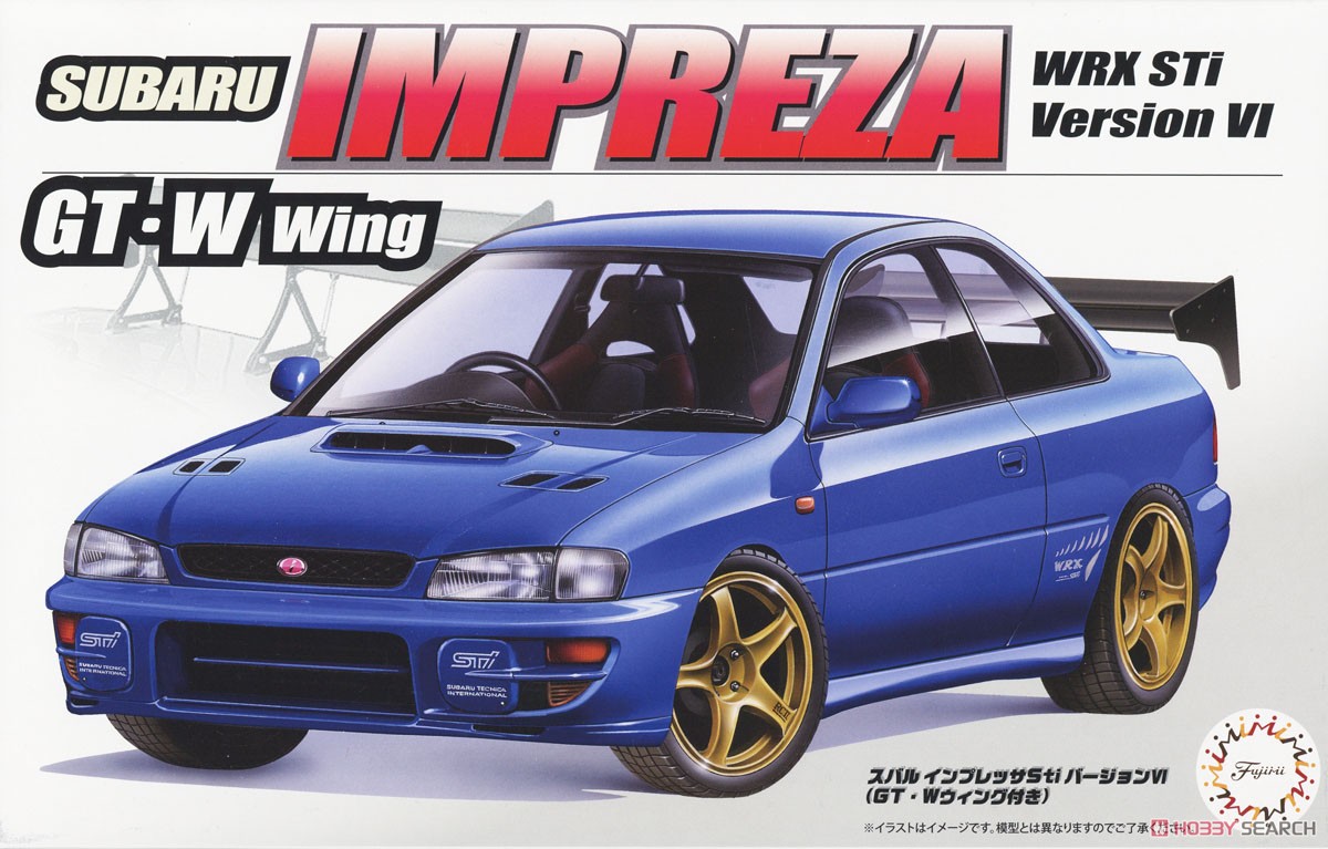 スバル インプレッサSti バージョンVI (GT・Wウィング付き