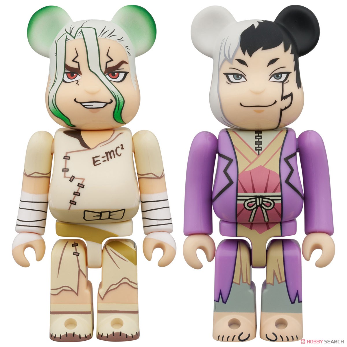 ☆特価品 BE@RBRICK 石神千空 & あさぎりゲン 2PCS SET (完成品