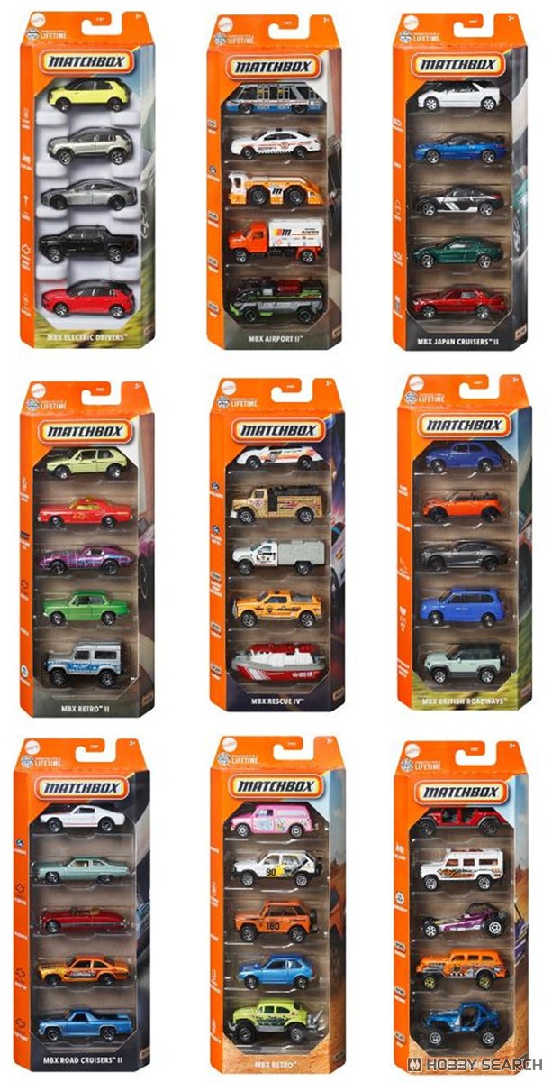 マッチボックス 5カーパック 981C (12個入り) (ミニカー) - ホビー