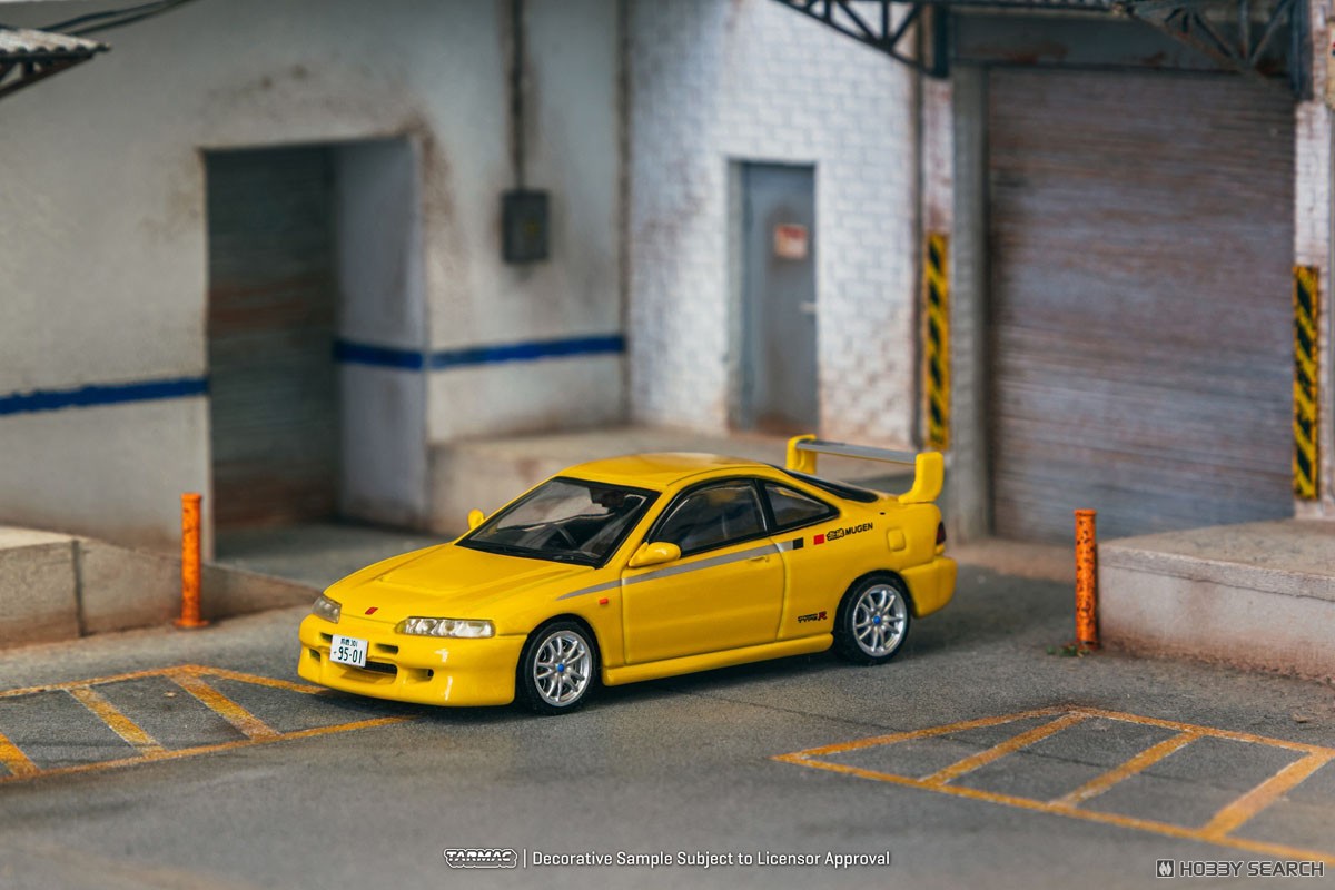 Honda Integra TYPE R DC2 MUGEN Sunlight Yellow (ミニカー) - ホビー