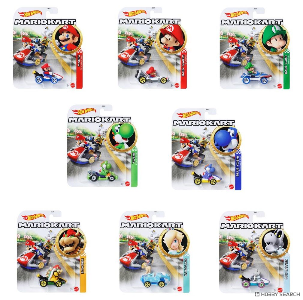 ホットウィール マリオカート アソート 988S (8個入り) (玩具