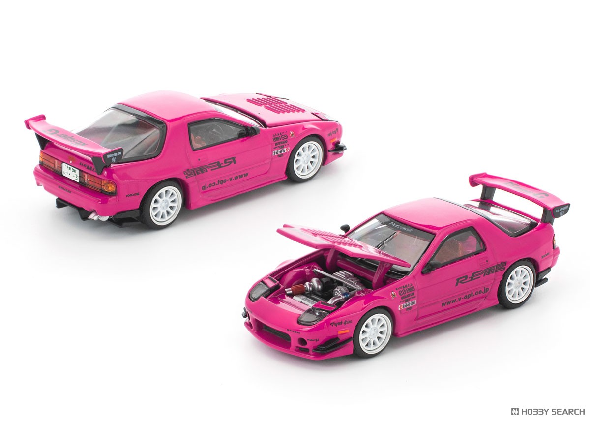 マツダ RX-7 (FC3S) RE雨宮 ピンク (ミニカー) - ホビーサーチ ミニカー