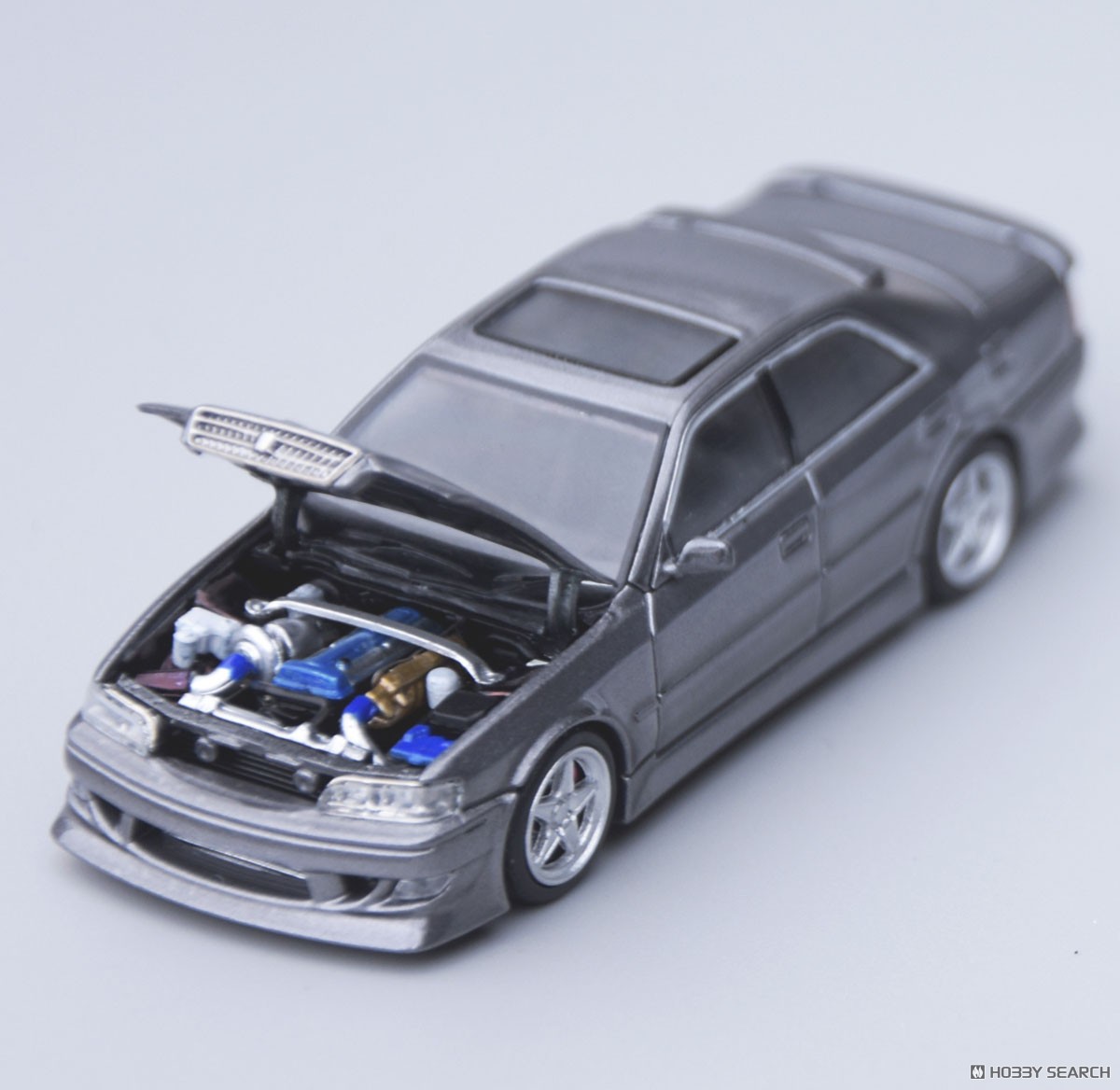 トヨタ チェイサー JZX100 カスタムバージョン ガンメタル (ミニカー
