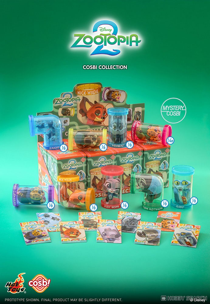 コスビ】 『ズートピア2』 シリーズ1 ウォータースライダー (8個セット