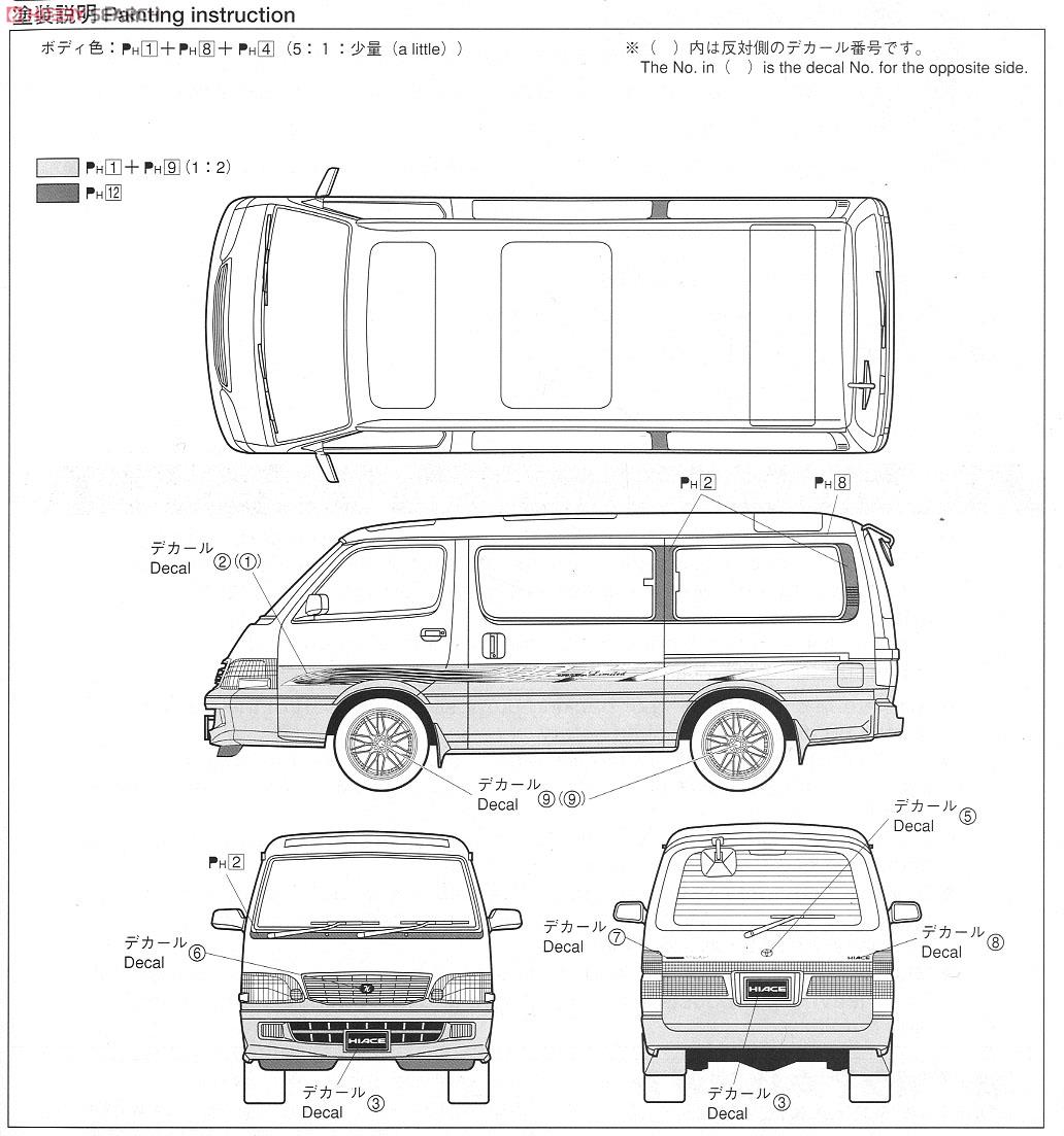 100系ハイエース スーパーカスタムLimited (プラモデル) - ホビー