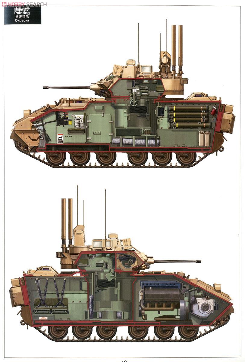M3A3 ブラッドレー BUSKIII 騎兵戦闘車 インテリアセット (プラモデル