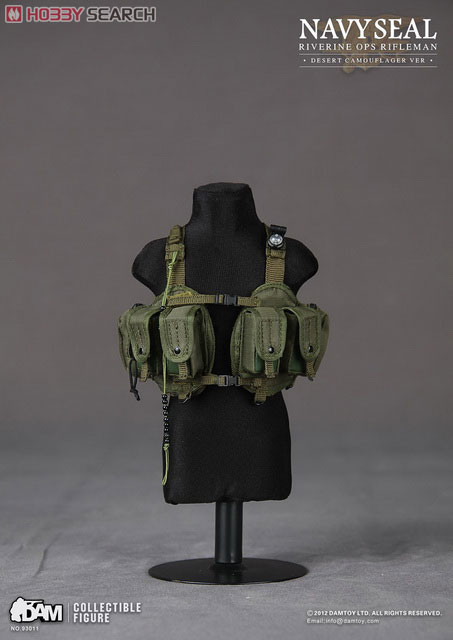 DAMTOY 1/6 Navy Seal Riverine OPS Rifleman Desert Camouflage ver