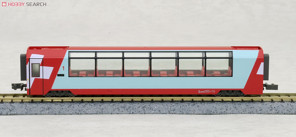 アルプスの氷河特急 基本セット (展示用線路3本入り) (基本・3両セット