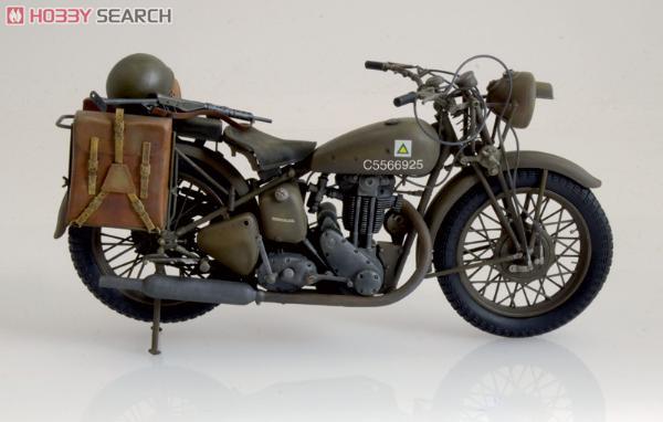 WW.II イギリス陸軍 軍用バイク トライアンフ 3HW (プラモデル