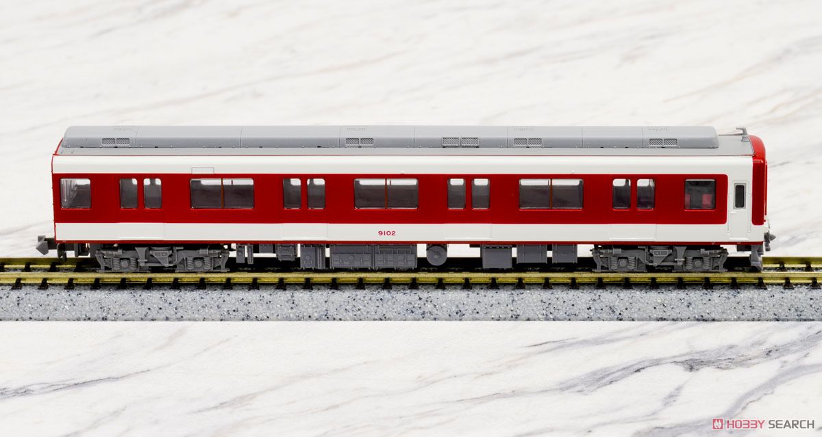 近鉄 9000系・京都・奈良線・増結用・白+マルーン・帯付 (2両セット