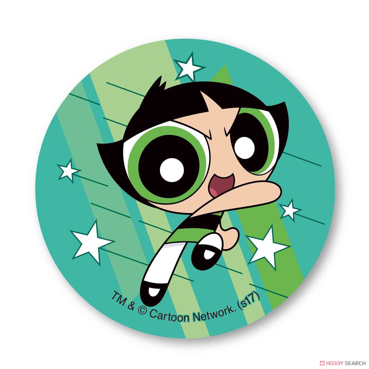 缶バッジ パワーパフガールズ/バターカップ (キャラクターグッズ