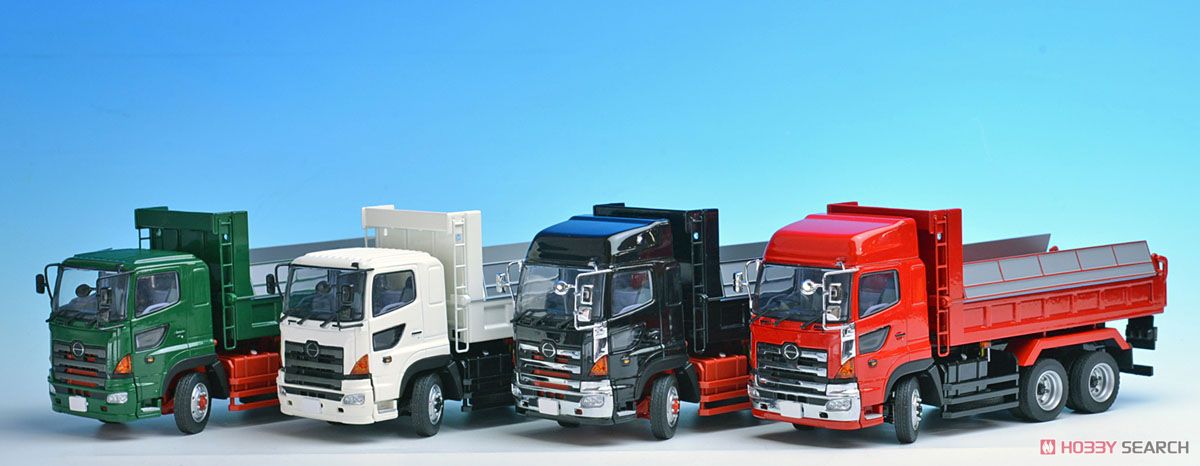 Hino Profia FS 6*4 Dump Truck Green Fullcab Standard Roof (Red