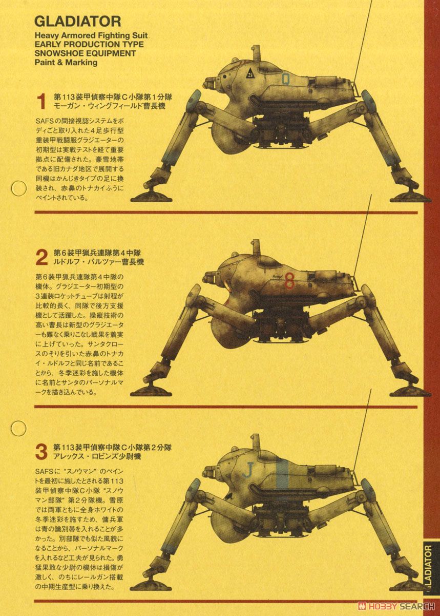 ウインター ミュート ［S.A.F.S. スノウマン,グラジエーター初期型冬季