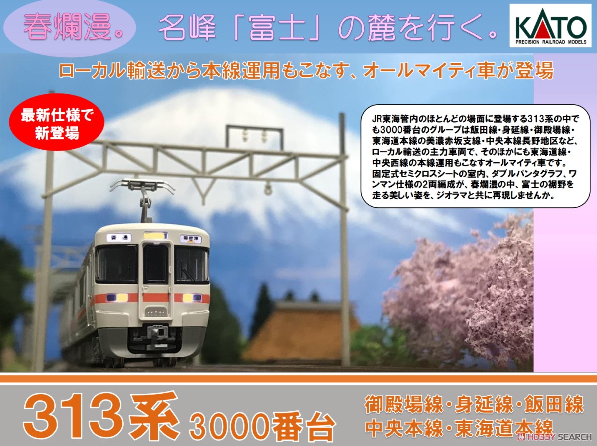 313系3000番台 (2両セット) (鉄道模型) - ホビーサーチ 鉄道模型 N