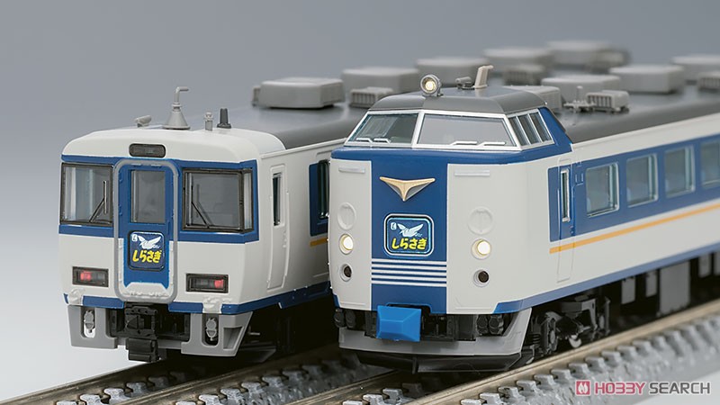 JR 485系特急電車 (しらさぎ・新塗装) セットC (3両セット) (鉄道模型