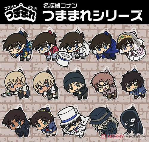 名探偵コナン 工藤新一 黒衣の騎士Ver. アクリルつままれストラップ