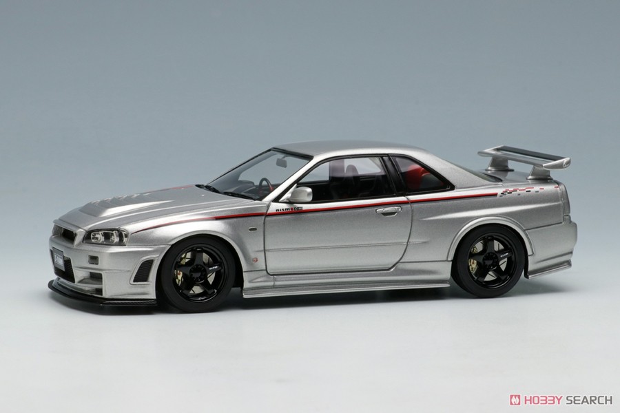 NISMO R34 GT-R Z-tune シルバー / NISMOストライプ (ミニカー