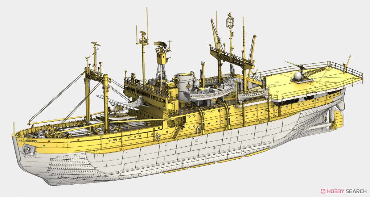 南極観測船 宗谷 第三次南極観測隊 (プラモデル) - ホビーサーチ