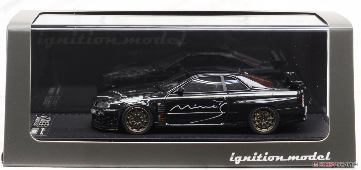 Nissan Skyline GT-R Mine`s (R34) Black (ミニカー) - ホビーサーチ