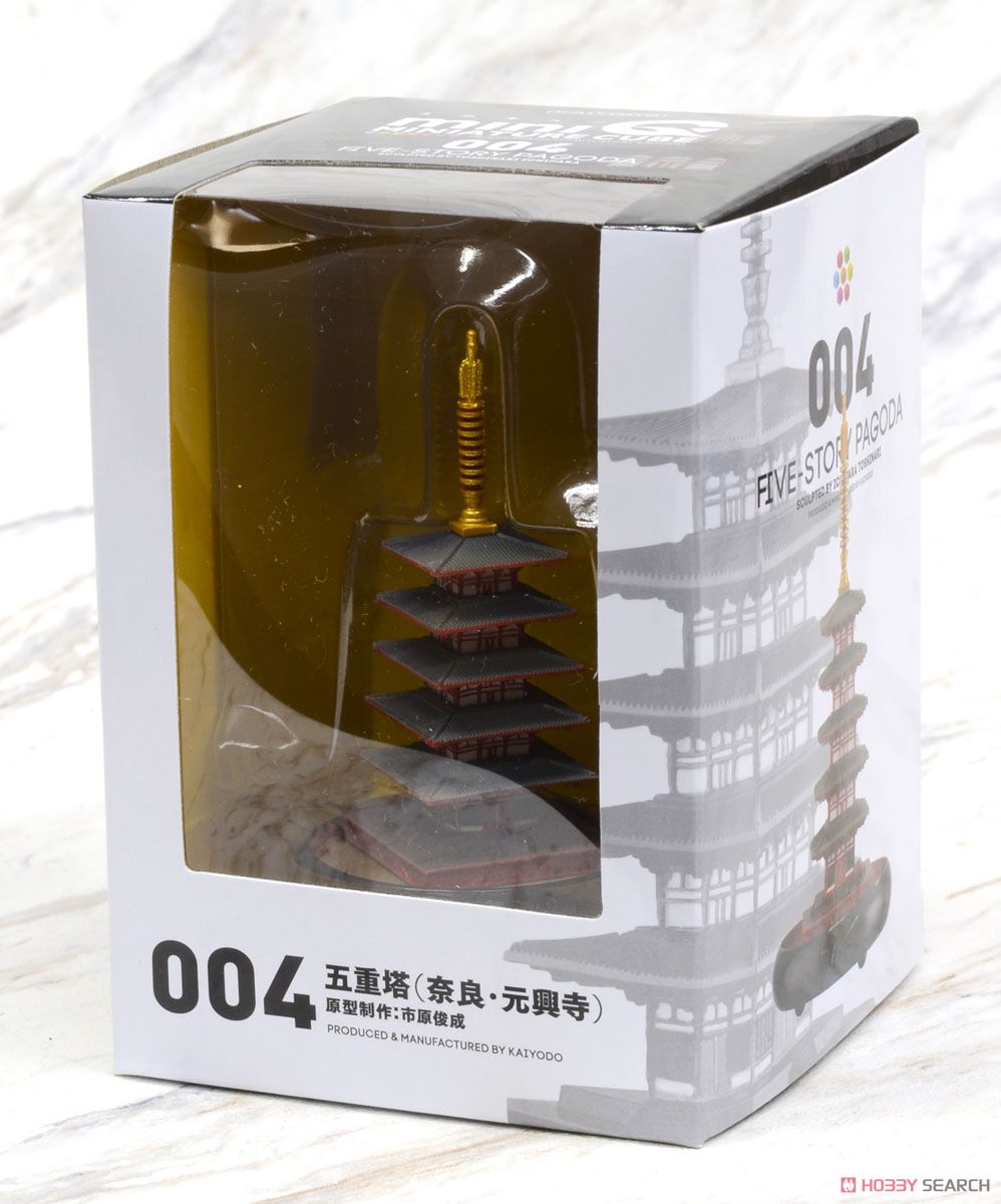 miniQ ミニチュアキューブ 004 五重塔 -奈良・元興寺- (完成品