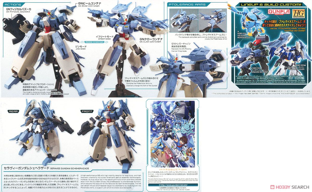セラヴィーガンダムシェヘラザード (HGBD) (ガンプラ) - ホビーサーチ