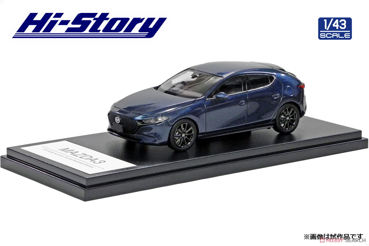 MAZDA3 FASTBACK (2019) ディープクリスタルブルーマイカ (ミニカー