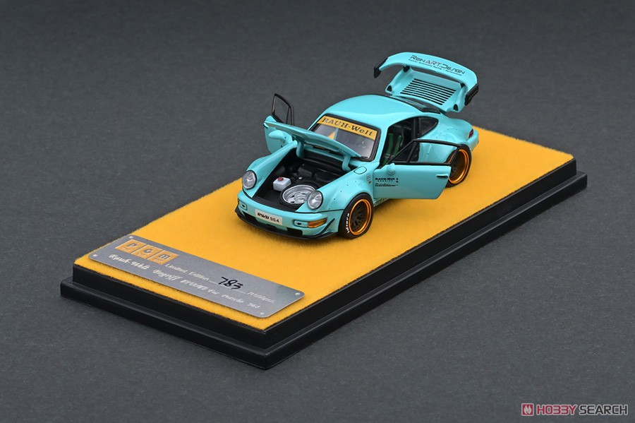 RWB 964 Tiffany Blue (Full Opening and Closing) (Diecast Car