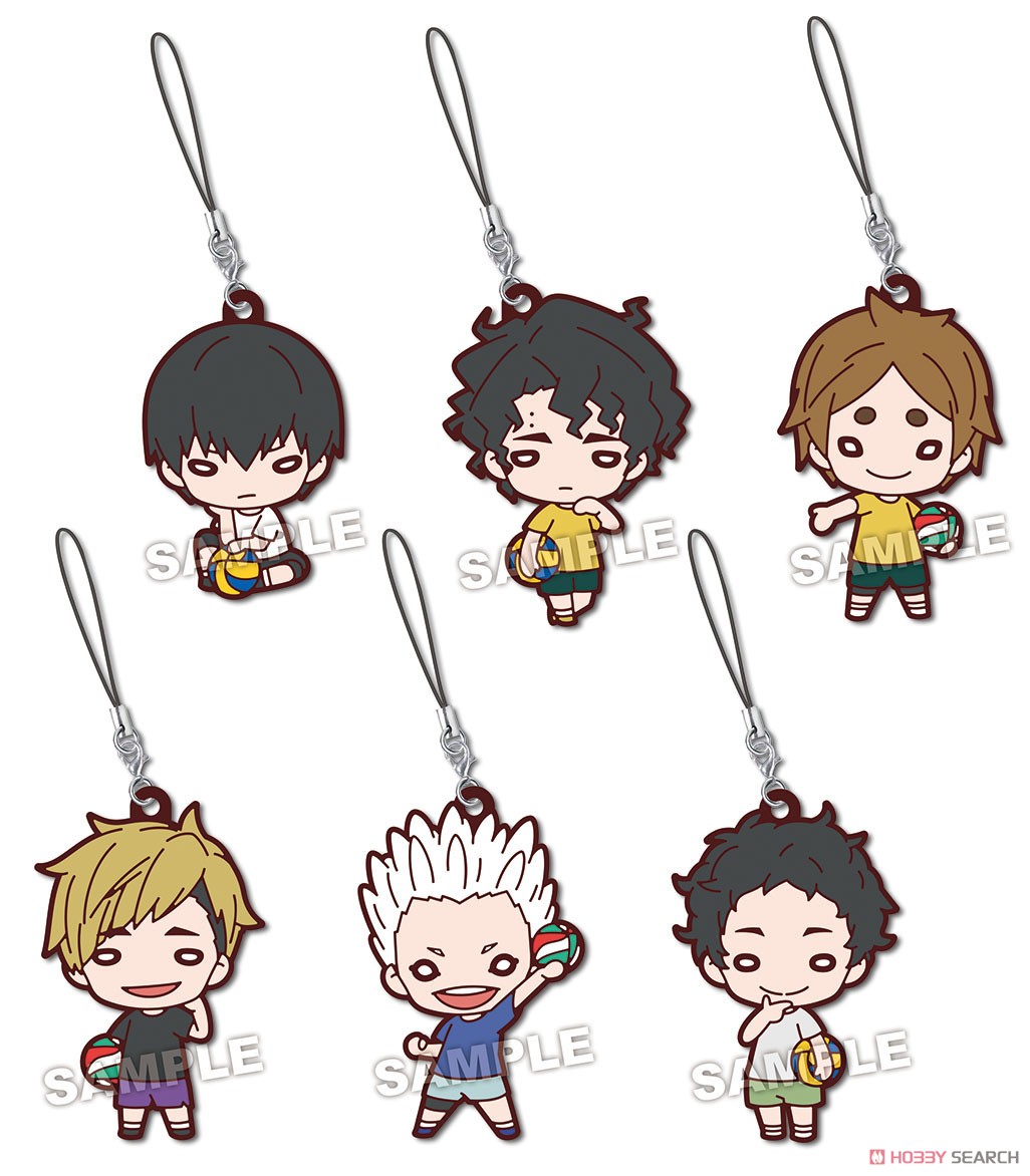 にとたん ハイキュー!! 全日本ユース強化合宿 ラバーマスコット (6個