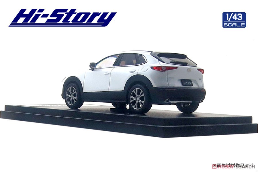 MAZDA CX-30 (2019) スノーフレイクホワイトパールマイカ (ミニカー