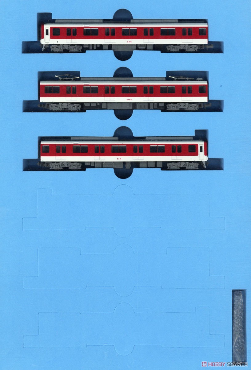 近鉄 8400系 田原本線・現行 空気バネ台車 (3両セット) (鉄道模型