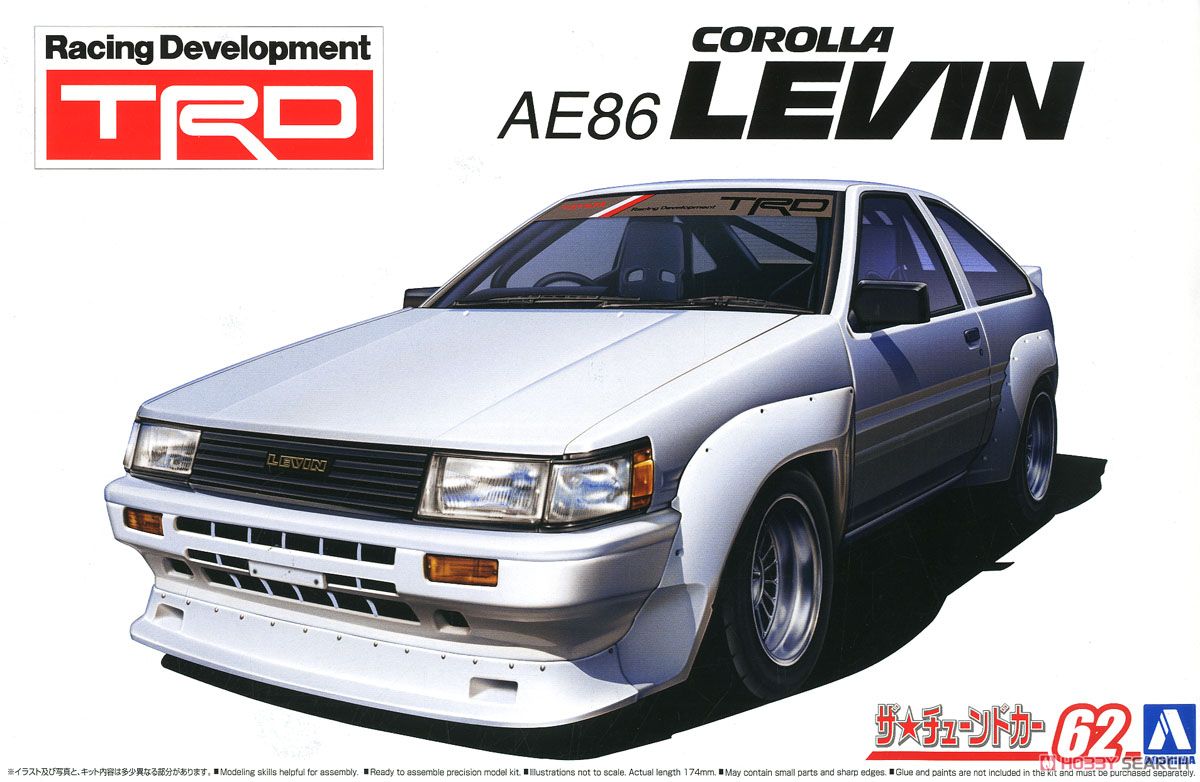 TRD AE86 カローラレビン N2 仕様 `83 (トヨタ) (プラモデル) - ホビー