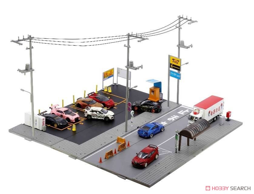 Tiny City S1 日本の道路 ジオラマセット (ミニカー) - ホビーサーチ
