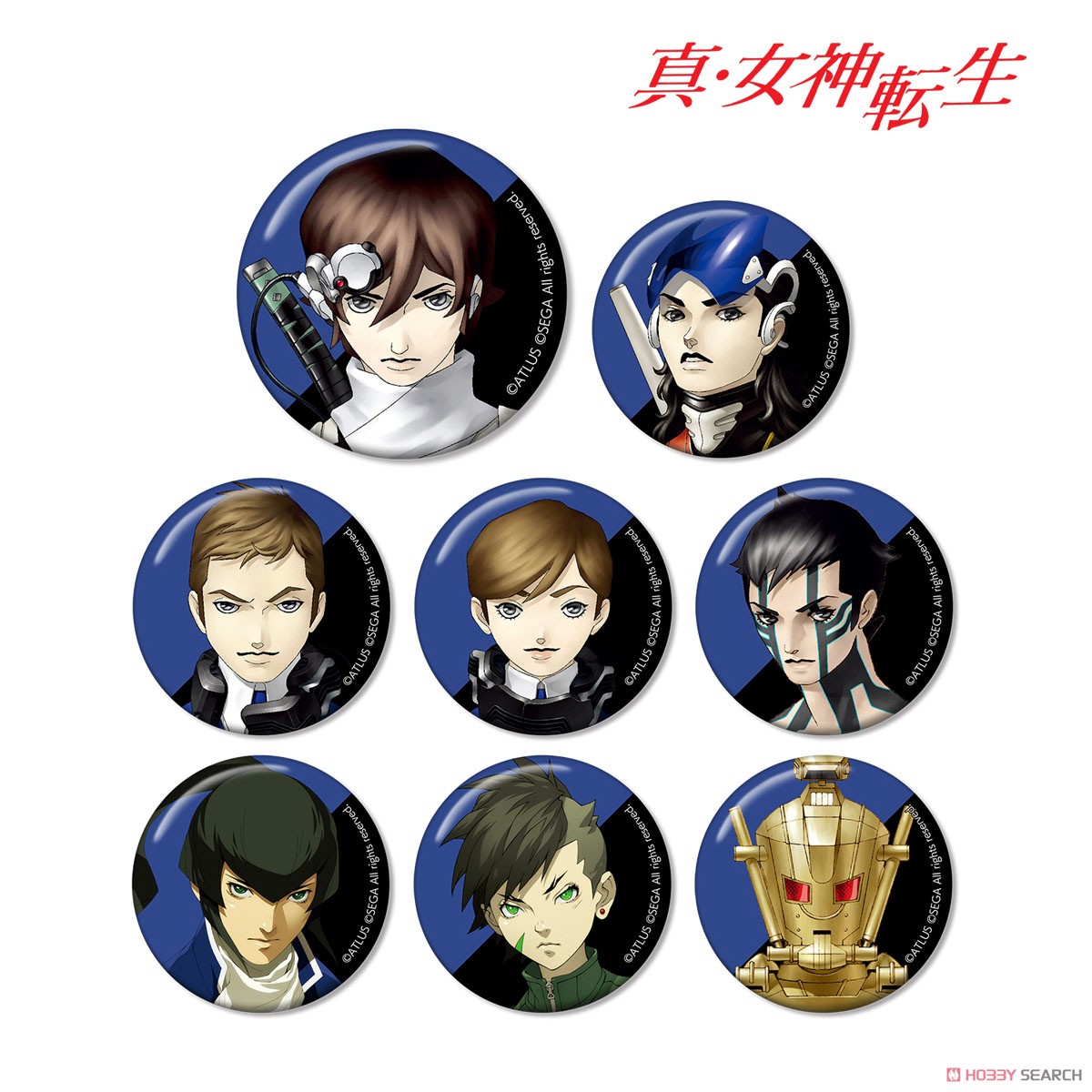 真・女神転生 トレーディング缶バッジ (8個セット) (キャラクター