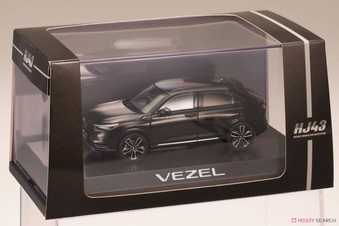 ホンダ ヴェゼル (2021) クリスタルブラック・パール (ミニカー