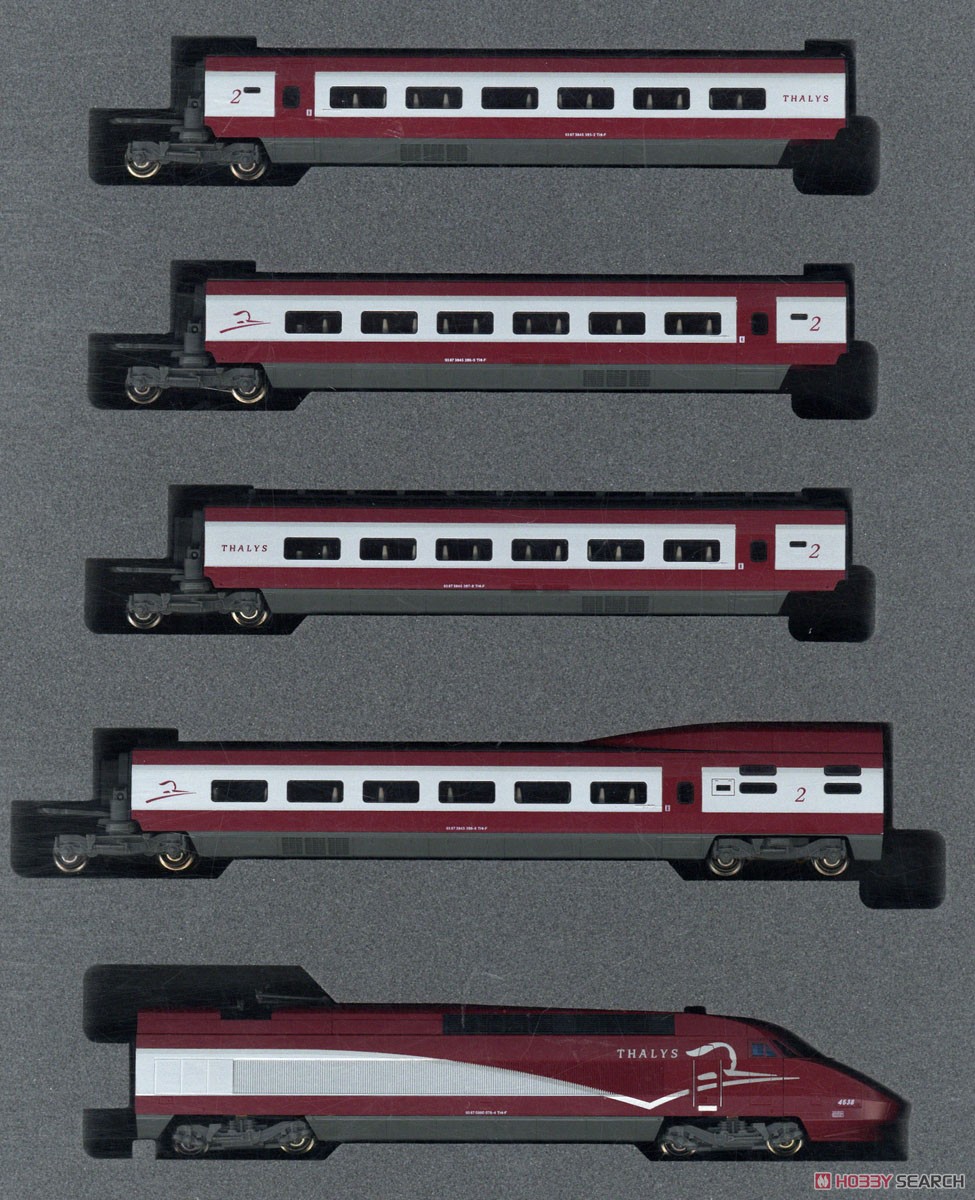 Thalys(タリス) PBA 新塗装 10両セット (10両セット) ☆外国形モデル