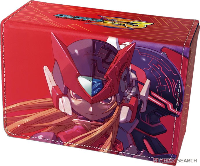 合皮製デッキケースW ロックマン ゼロ3 (カードサプライ) - ホビー