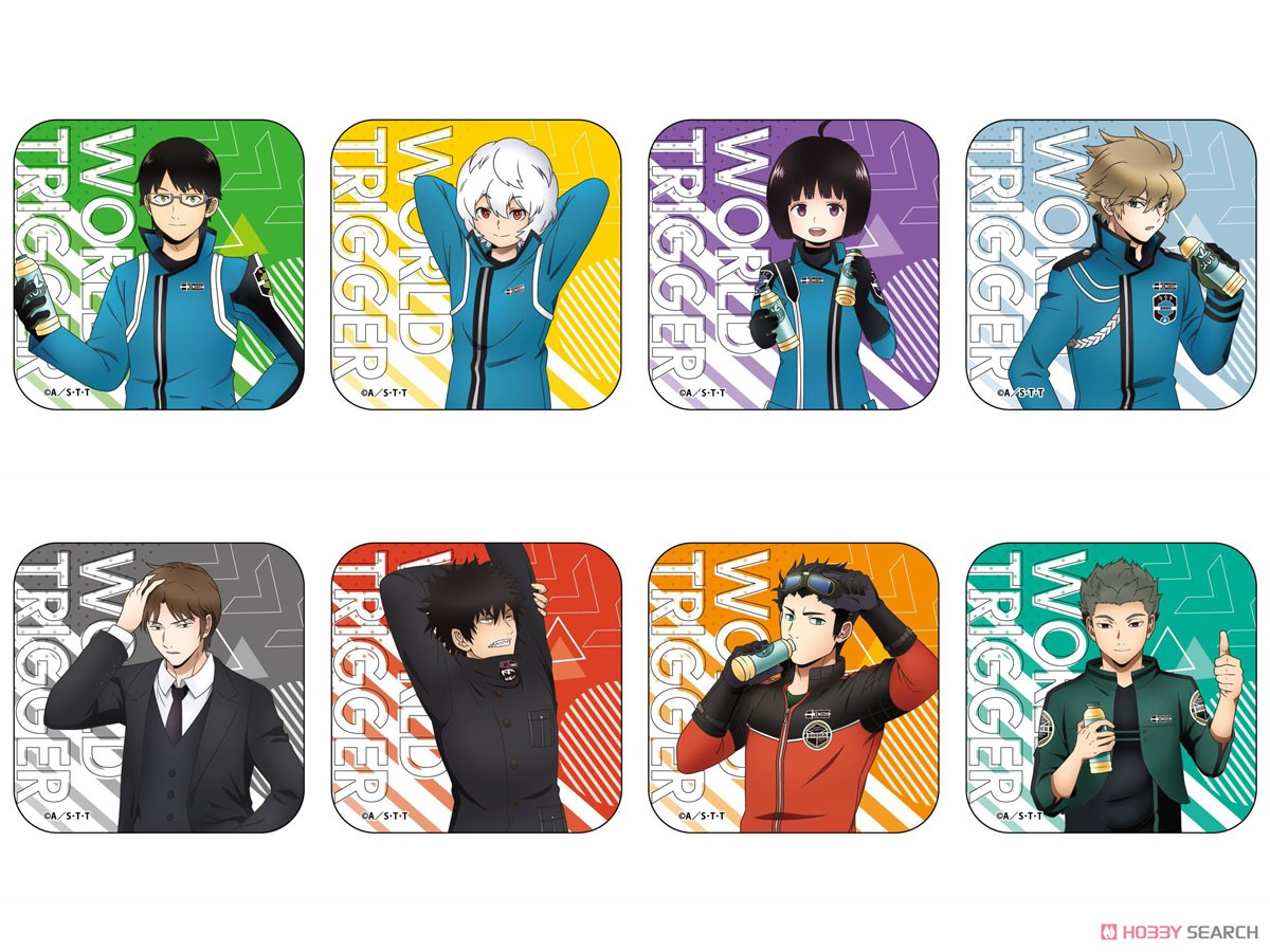 ワールドトリガー 休息 スクエア缶バッジ 生駒達人 (キャラクター