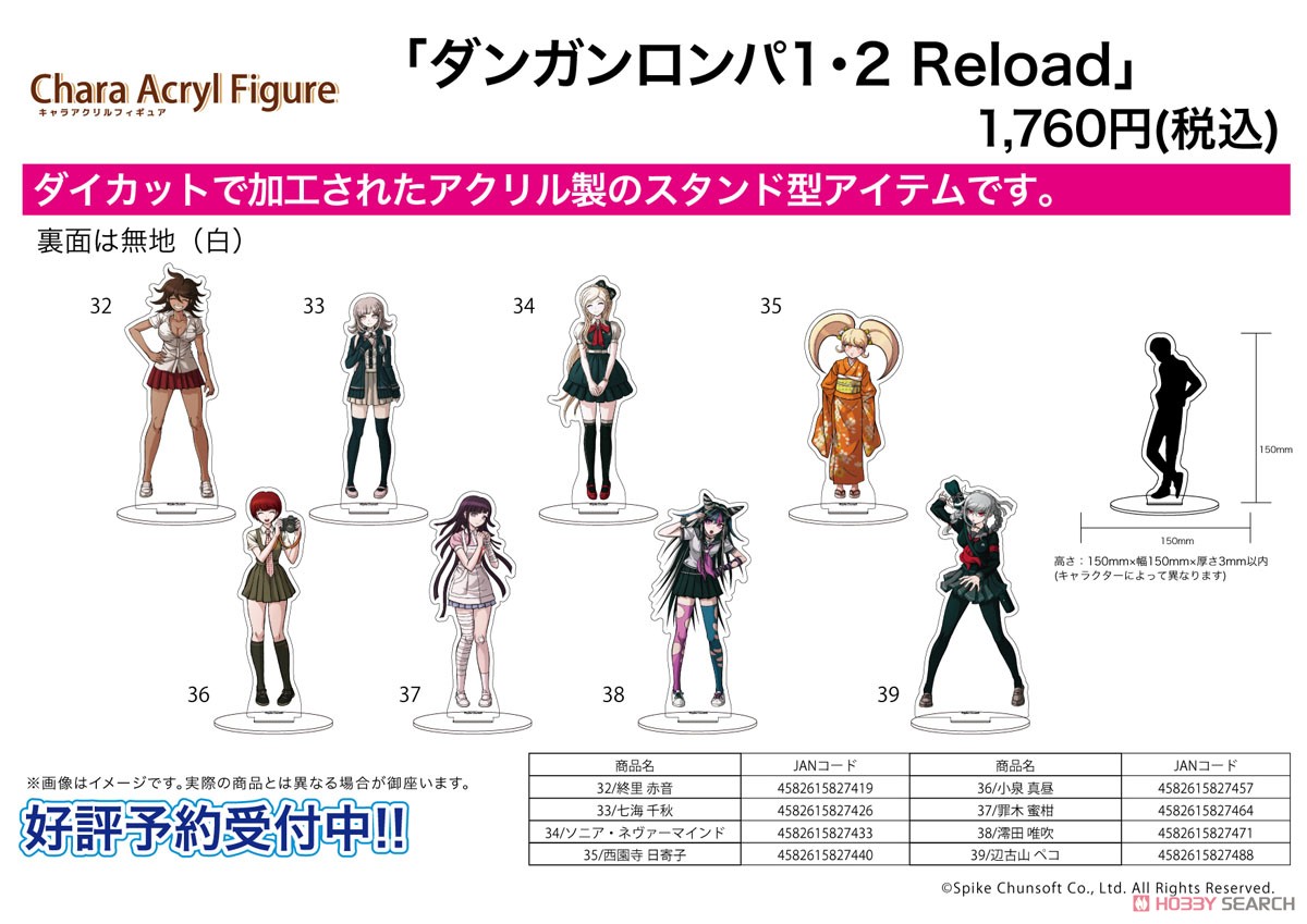 キャラアクリルフィギュア 「ダンガンロンパ1・2 Reload」 29 花村輝々
