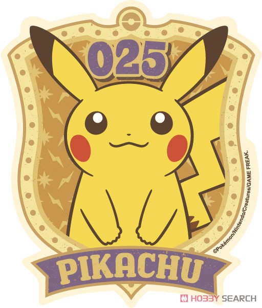 ポケットモンスター レトロステッカーコレクション 1.ピカチュウA