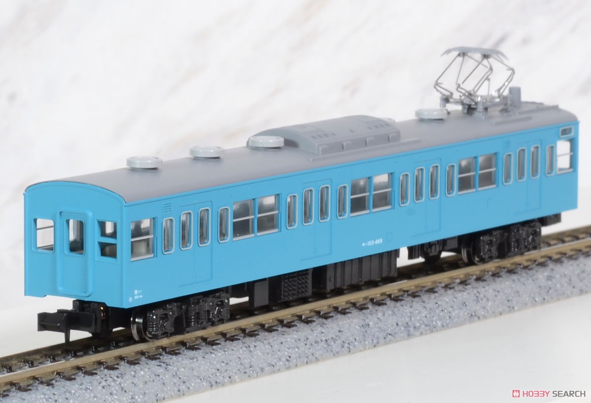 103系 ＜スカイブルー＞ 中間車3両セット (増結・3両セット) (鉄道模型