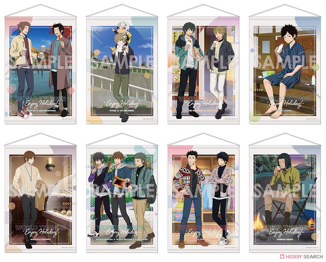 ワールドトリガー タペストリー -ENJOY HOLIDAY!- 6. 影浦雅人&荒船