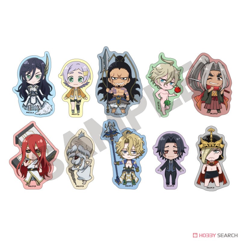 終末のワルキューレ トレーディングアクリルクリップ (10個セット