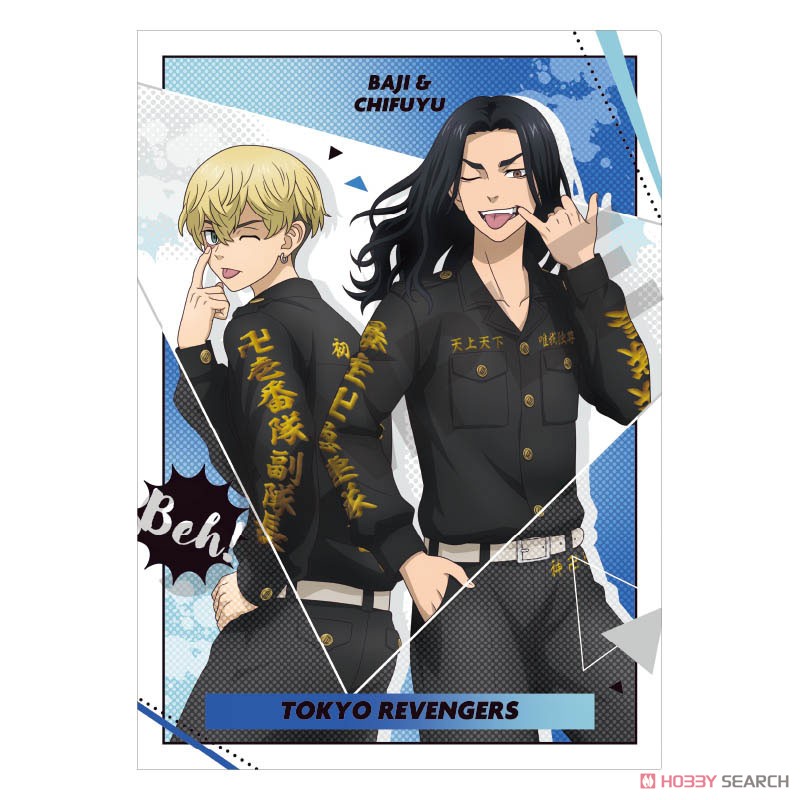 東京リベンジャーズ シングルクリアファイル 場地圭介 松野千冬 Beh