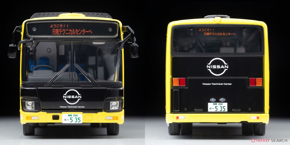 TLV-N245e いすゞ エルガ 日産送迎バス (イカズチイエロー/黒