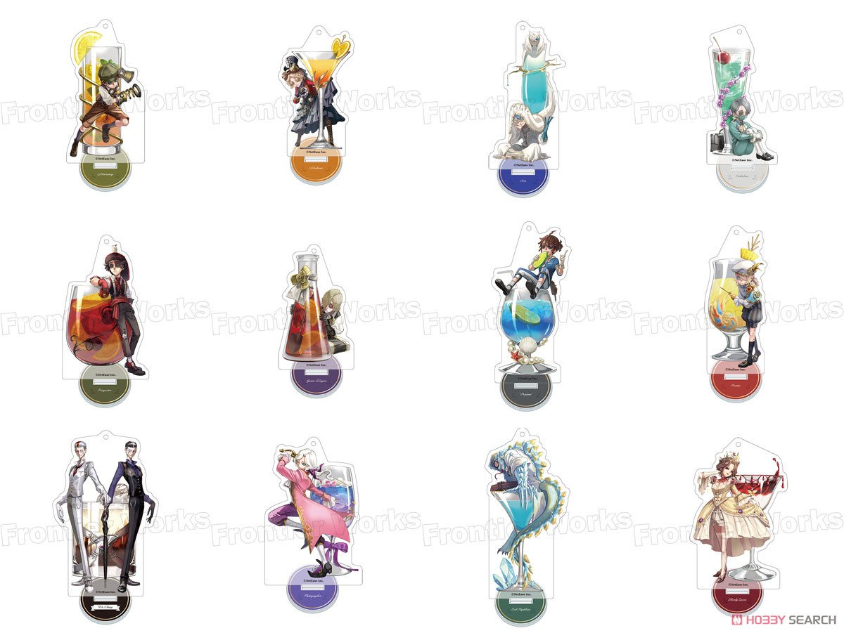 Identity V マイカクテル アクリルスタンドキーホルダー 白黒無常