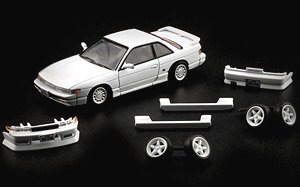 日産 シルビア S13 シルバー/グレー RHD (ミニカー) - ホビーサーチ